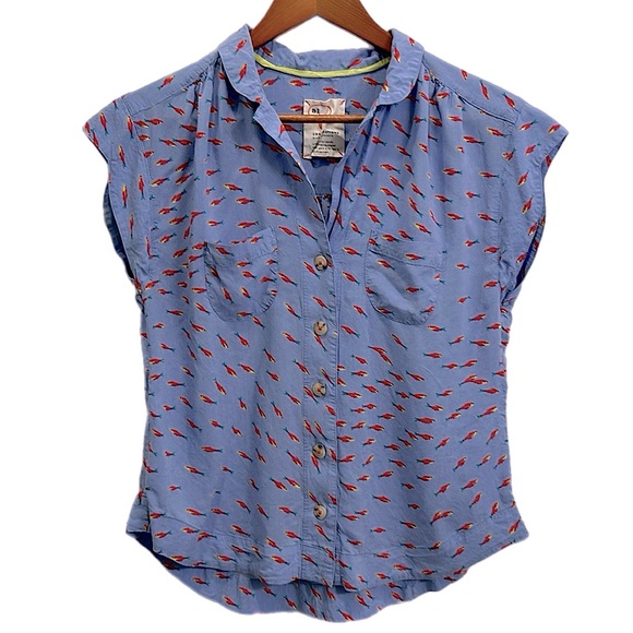 Anthropologie Colloquial Short-Sleeved Buttondown - Picture 6 of 13